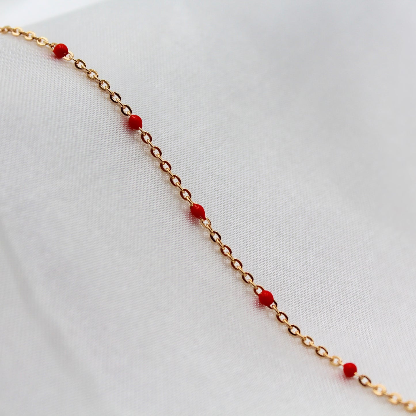 Red Beaded Chain