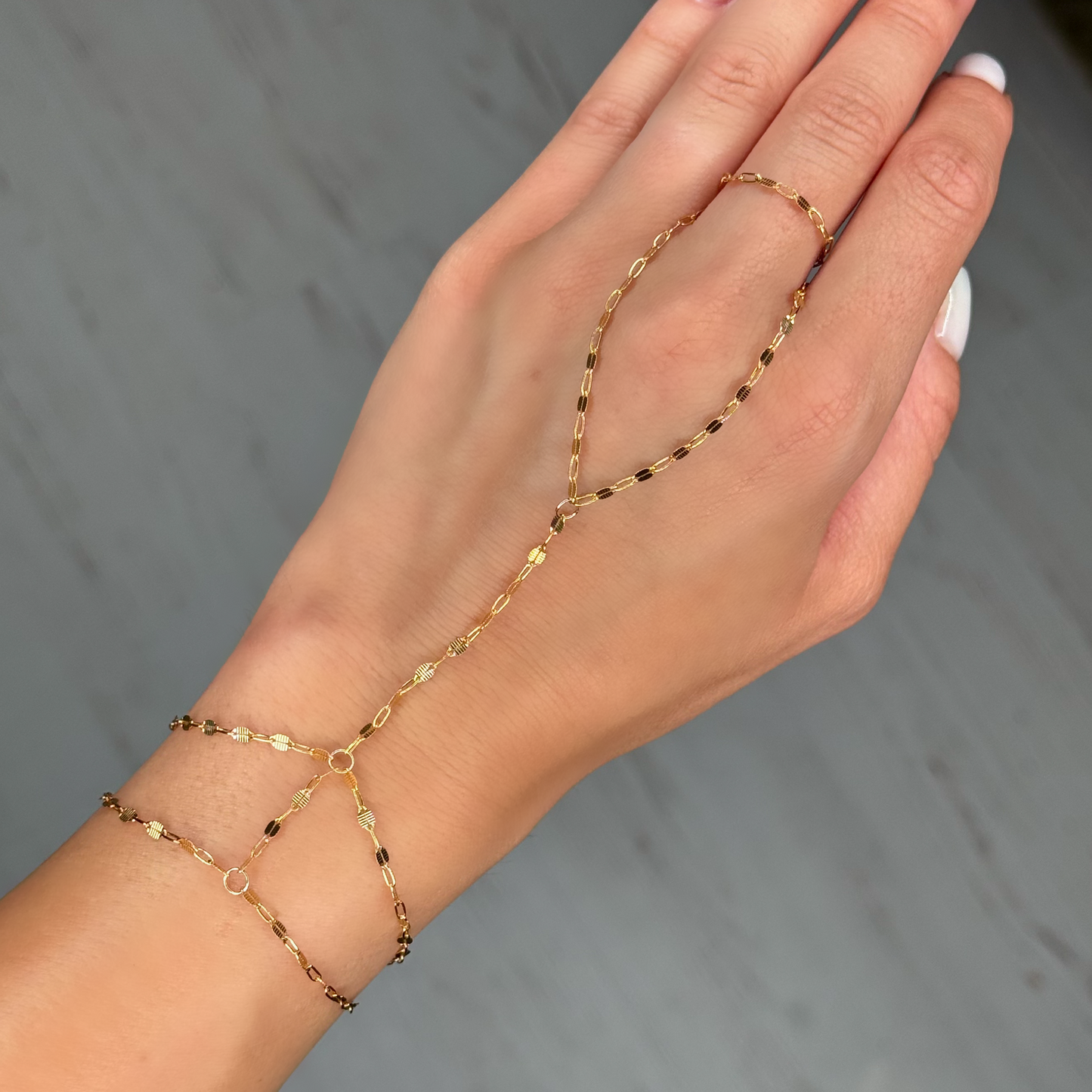 Double Bracelet Hand Chain