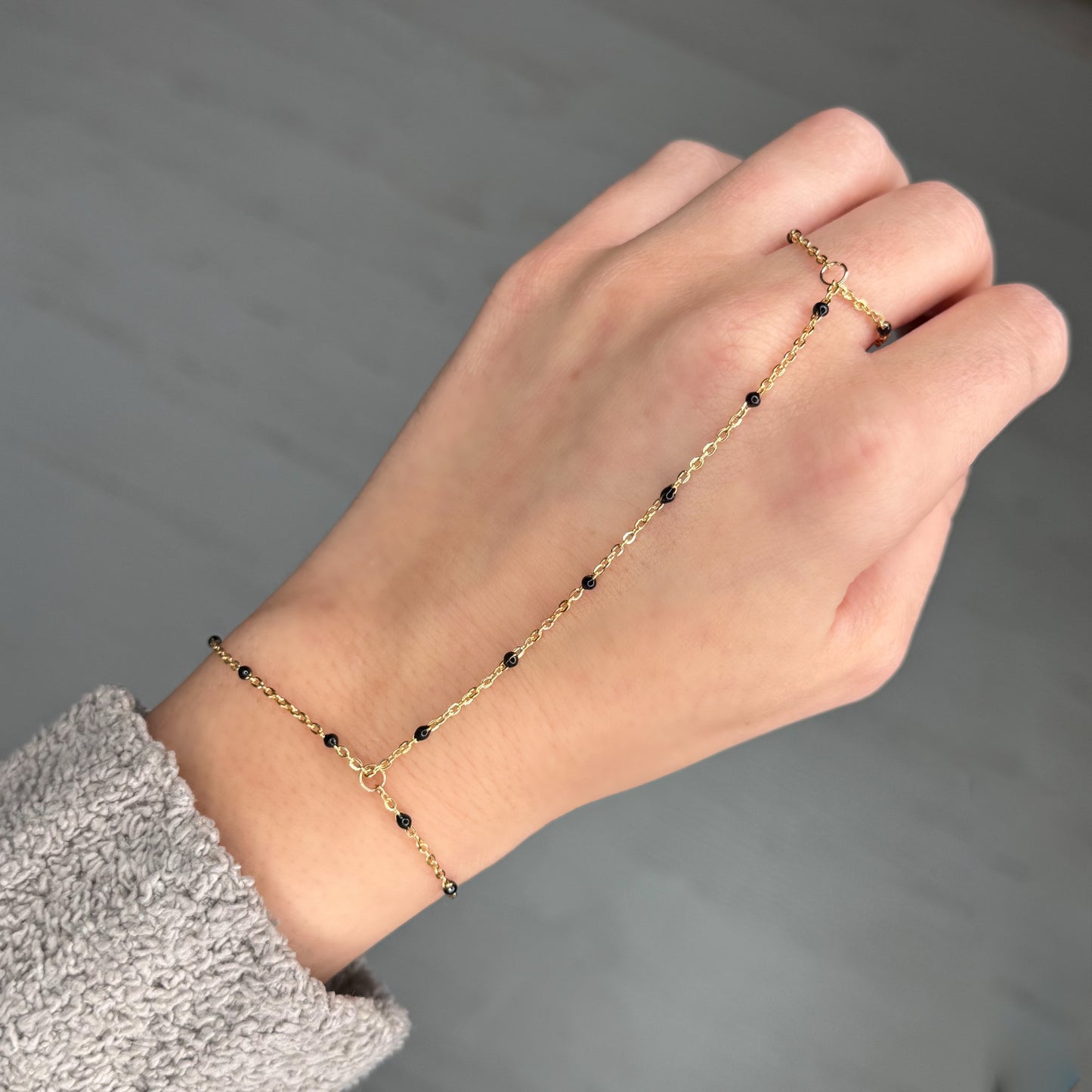 Colorful Beaded Hand Chain